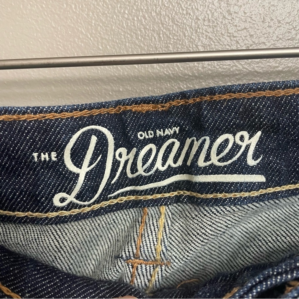 Old Navy Women’s 14 Tall the dreamer dark wash Jeans denim - Picture 2 of 7